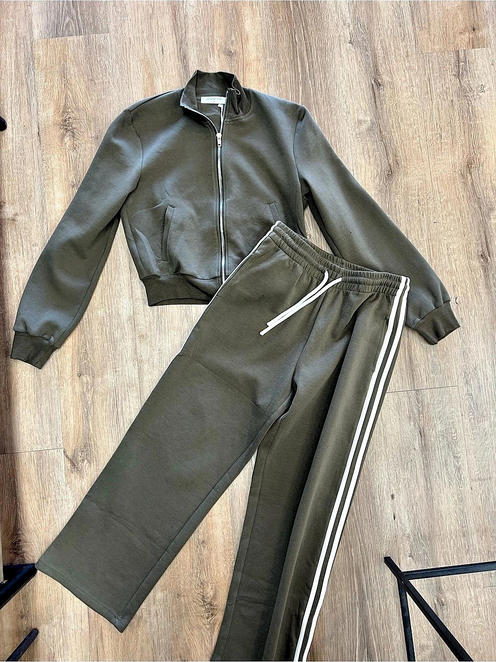 Perfectwhitetee Milana Track Jacket and Claud Track Pant Set & Claud Track Pant